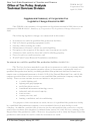 Form Tsb-M-06(3)c - Supplemental Summary Of Corporation Tax Legislative Changes Enacted In 2005 - Office Of Tax Policy Analysis Technical Services Division Printable pdf