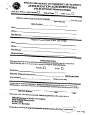 Auhorization Agreement Form - Indiana Department Of Workforce Development
