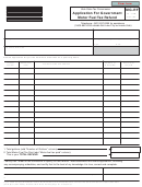 Form Mg-rf - Application For Government Motor Fuel Tax Refund - Utah State Tax Commission