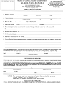Form Rf-1 - Claim For Refund - Village Of Carrol Income Tax Repartment