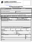 Building Permit Application Form - Permit Service Center
