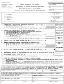 Form Rct-114a - Gross Receipts Tax Report Operators Of Motor Vehicles For Hire Form - Pa Department Of Revenue - Pennsylvania Printable pdf