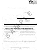 Form De1101cz - Employment Development Departament - Employer Notice (internet)