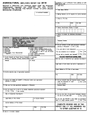 Form Uct 5334 - Agricultural Employer's Report For 2010