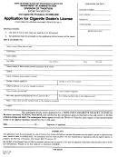 Form T-154 - Application For Cigarette Dealer's License