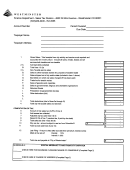 City Sale And Use Tax Form - Westminster