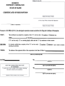 Form Mnpca-14a - Domestic Nonprofit Corporation - Certificate Of Resumption