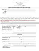 Certificate Of Good Standing Application For A Liquor License Transfer Form