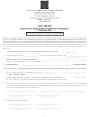Form Cri-200 - Short-form Registration/verification Statement