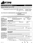 Form 9779 - Tax Form With Instruction - Department Of The Treasury Printable pdf