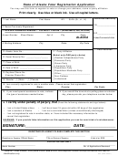 Form C03 - State Of Alaska Voter Registration Application