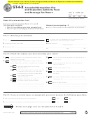 Form St-4-x - Amended Metropolitan Pier And Exposition Authority Food And Beverage Tax Return - 2001