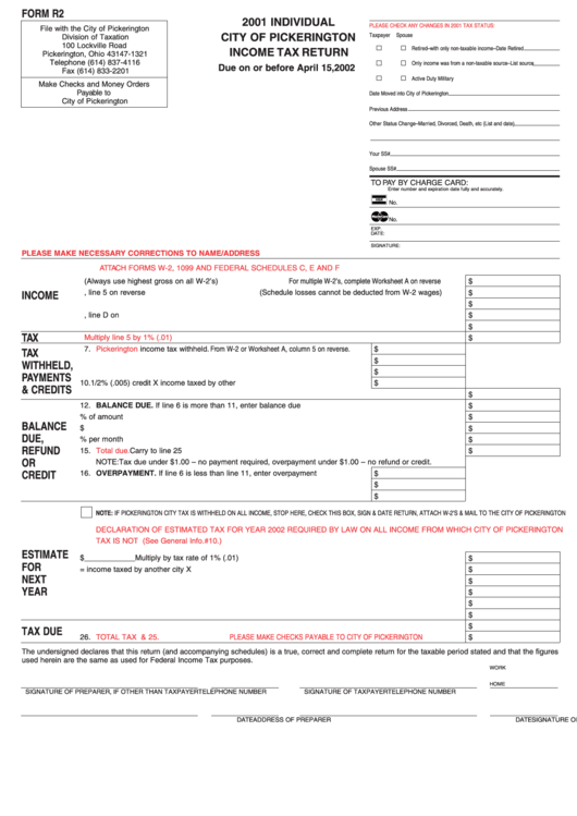 form-r2-2001-individual-city-of-pickerington-income-tax-return
