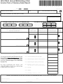 Form Rpd-41359 - Annual Withholding Of Net Income From A Fiduciary Detail Report - New Mexico Taxation And Revenue Department - 2014