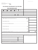 Form Dr 0022 - Colorado Severance Tax Return Molybdenum Ore