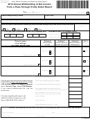 Form Rpd-41367 - Annual Withholding Of Net Income From A Pass-Through Entity Detail Report - 2014 Printable pdf