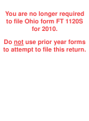 Form Ft 1120s - Notice Of S Corporation Status