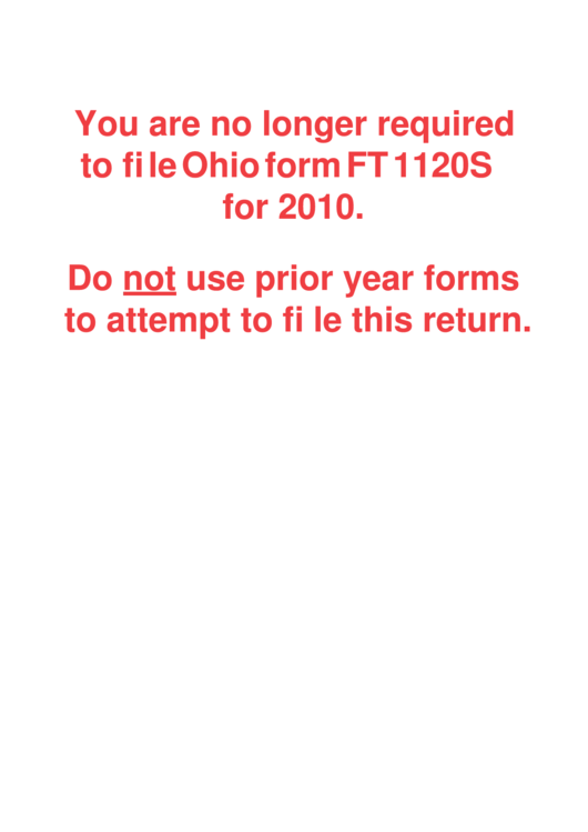 Fillable Form Ft 1120s - Notice Of S Corporation Status Printable pdf