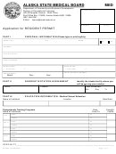 Form 08-4022 - Application For Resident Permit - 2000