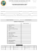 Dbpr Form Ab&t 4000a-105-3 - Liquor Manufactirer's Monthly Report