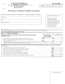Form Mt-203-mn - Distributor Of Tobacco Products Tax Return