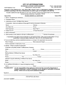 Business License Questionnaire Form