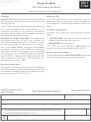 Form Ct-w4t-2011 - Wihholding Certificate