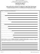 Form 280 - Petition For Change Of Primary Treating Physician