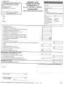 Form Fr 1108 - Income Tax Return