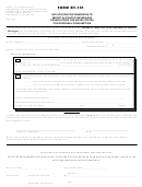 Form Bt-101 - Application For Permission To Import Alcoholic Beverages From Outside The United States For Personal Consumption