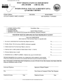 Form Wv/ifta - 13 - International Fuel Tax Agreement (ifta) Quarterly Report Form
