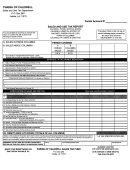 Sales And Use Tax Return Form - Parish Of Caldwell