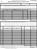 Form Pt-106.1/201.1 - Retailers Of Heating Oil Only - Receipts And Sales Form