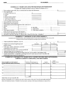 Schedule C - Profit (or Less) From Business Or Profession Form