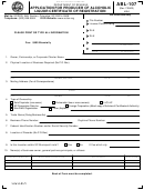 Form Abl-107 - Application For Producer Of Alcoholic Liquor Certificate Of Registration July 2003