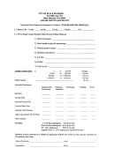 Quarterly / Yearly Business & Occupation Tax Return Form - City Of Black Diamond
