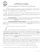 Form Scc743 - Instructions