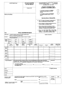 Employer's Contribution Report And Report To Determine Liability Form