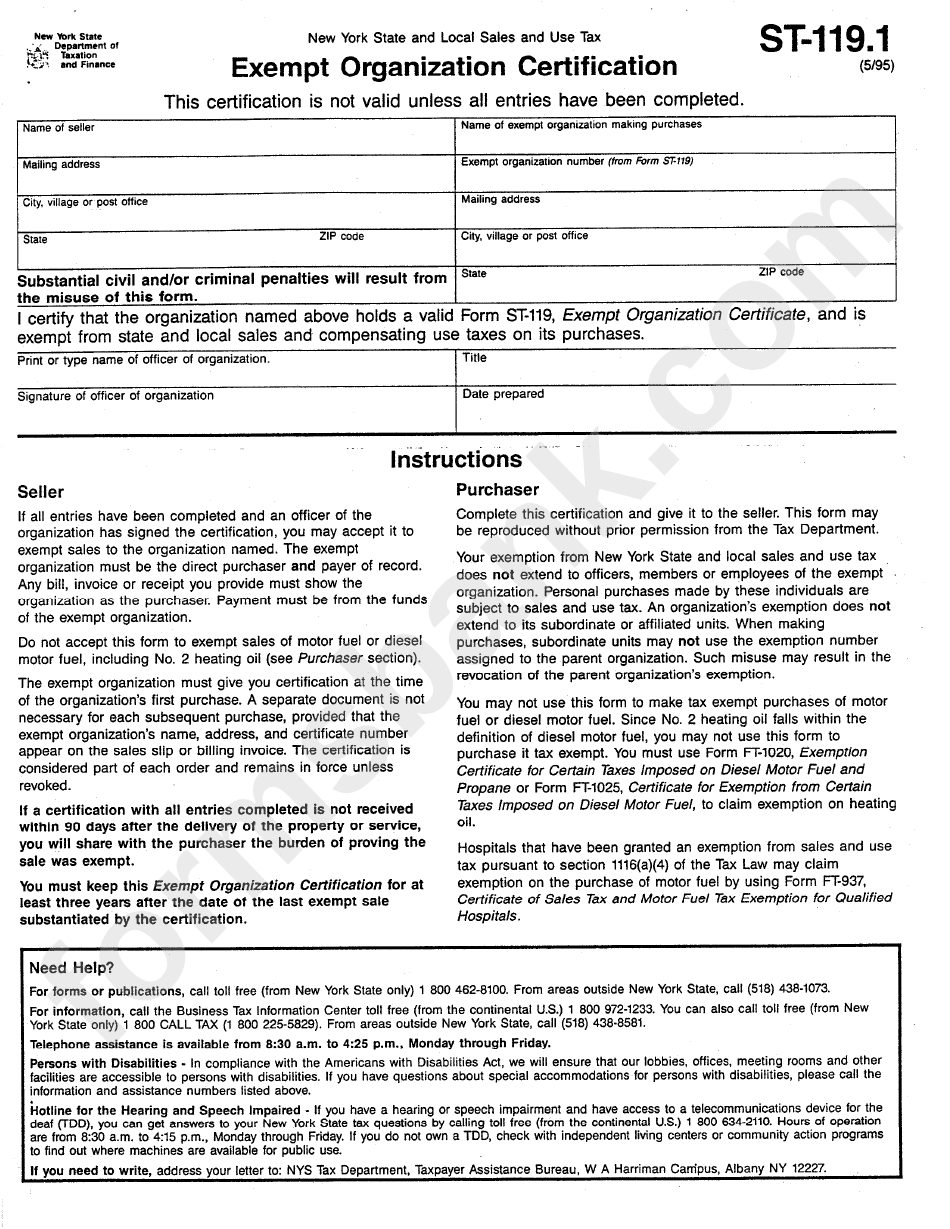 St119 1 Fillable Form Printable Forms Free Online