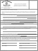 Form Ss-4231 - Application For Amended Certificate Of Authority (limited Liability Company)