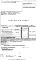Montana Employer's Quarterly Tax Report Form