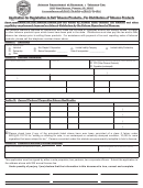 Form Ador 74-4028 - Application For Registration To Sell Tobacco Products Form- For Distributors Of Tobacco Products - Arizona Department Of Revenue
