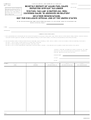 Form M-25 - Monthly Report Of Liquid Fuel Sales Reported Without Tax Under The Fuel Tax Law Form - State Of Hawaii - Department Of Taxation