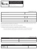 Form R-1303 - Application For Sales Tax Exemption Certificate For Nonprofit Organizations - 2007
