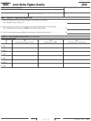 Form 314 - Joint Strike Fighter Credits Form