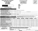 Sales And Use Tax Report Form October 2003