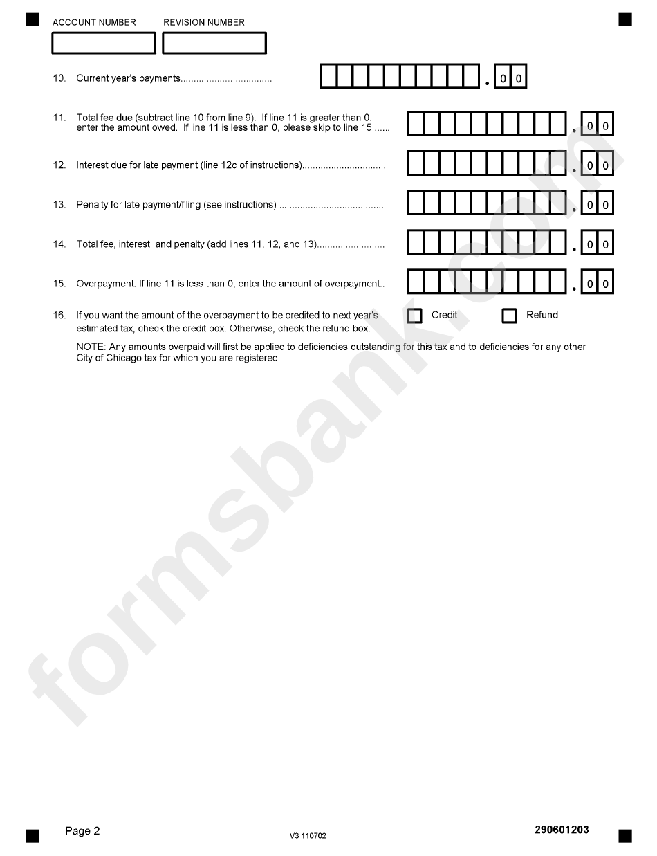 Form 2906 - Emergency Telephone System Fee Wireless Telephone Numbers Form