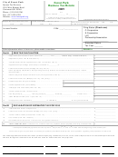 Business Tax Return Form - City Of Forest Park Income Tax Division - 2009