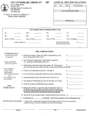 Annual Reconciluation, City Employee Withholding Tax, Fee Computation Form