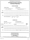 Centralized Employee Registry Contractor Reporting Form - 1994